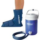 Aircast Cryo Cuff System with Ankle Wrap and Cooler for Cold Compression Therapy and Swelling Relief