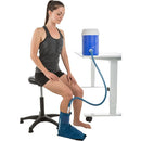 Aircast Cryo Cuff System with Ankle Wrap and Cooler for Cold Compression Therapy and Swelling Relief
