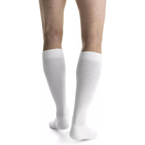 Jobst Activewear 30-40 mmHg Knee-High Compression Socks, White, X-Large