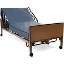 HomecareMedical foam mattress with fire-retardant cover and non-slip base for safety. Moovkart