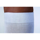 Jobst ActiveWear 15-20 mmHg Knee-High Compression Socks Dri-release Yarn, Reinforced Heel, White