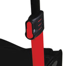 Drive Medical Nitro Rollator Walker, Euro Style Design with 10 Inch Casters and Storage Bag, Red