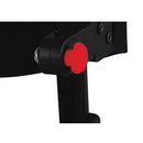 Drive Medical Nitro Rollator Walker, Euro Style Design with 10 Inch Casters and Storage Bag, Red