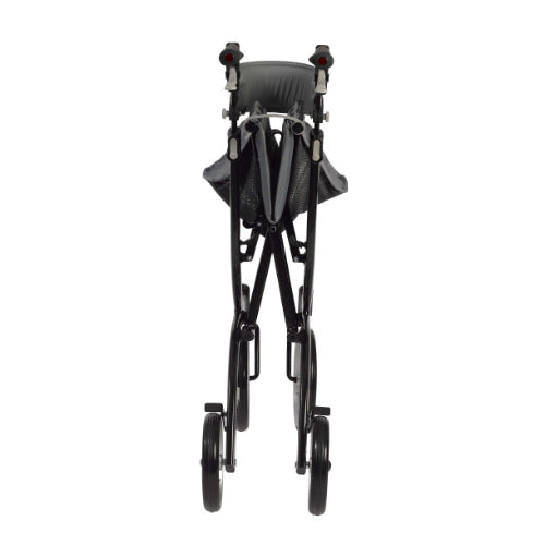 Drive Medical Nitro Euro Style Aluminum Rollator with 10 Inches Casters, Black