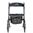 Ascent Brandywine Rollator Walker with Padded Seat and 10 Inch Wheels for Seniors