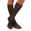 Jobst Sensifoot Knee-Length Socks, Large Brown, cushioned foot and heel for comfort and reduced leg fatigue, Moovkart