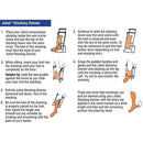 Senior using Jobst Donner to apply compression socks safely at home, Moovkart