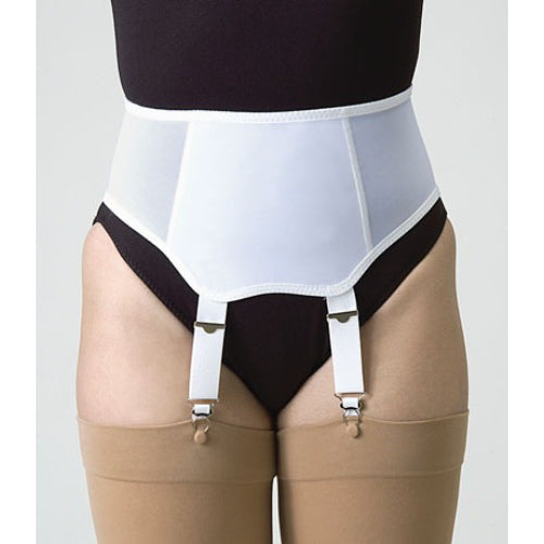 Jobst standard waist garter belt, 48-50 inches, adjustable compression support for stockings, secure fit, Moovkart.