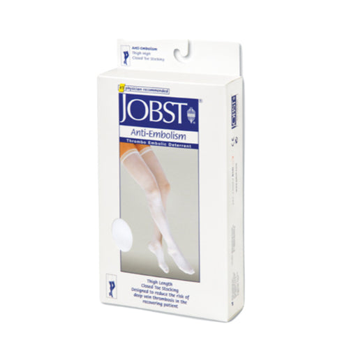 Box of 6 Jobst Thigh-High Compression Stockings for improved leg circulation, Moovkart