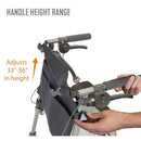 Stander Wonder Rollator, Black Walnut, 250 lbs Capacity