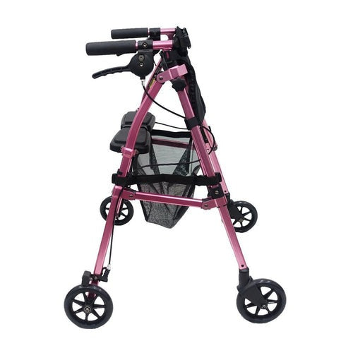 Stander EZ Fold-N-Go Rollator, Regal Rose