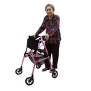 Stander EZ Fold-N-Go Rollator, Regal Rose