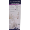 Drive Medical Plastic Tub Rail with Ergonomic Grip for Bathtub Safety and Stability, 16.5 Inch