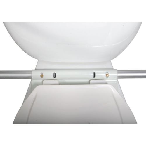 Drive Medical Toilet Safety Frame with Padded Arms, White