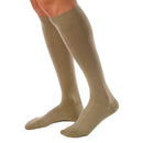 Jobst Men’s Knee-High Compression Socks 20-30 mmHg in Khaki for daily leg support, Moovkart