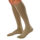 Jobst Men’s Khaki Compression Socks with reinforced heel for daily leg support, Moovkart