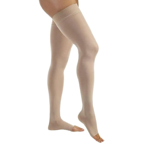 Jobst Relief 20-30mmHg Thigh-Hi Open Toe Small,Beige