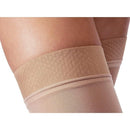 Medium Jobst Relief compression stockings with silicone dot band for secure fit, Moovkart
