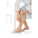 Jobst Ulcercare Left Zip with Liner xx-large for venous leg ulcer management, 40 mmHg compression, easy to use, cost-effective solution, Moovkart