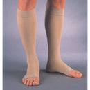 Jobst Relief Knee High Open Toe 20-30 mmHg Compression Stockings Pair, Beige