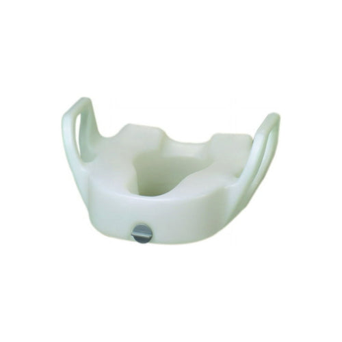 Ableware Elevated Toilet Seat with Arms Elongated, 19 Inches