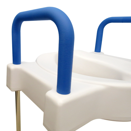 Ableware Extra Wide Tall-Ette Elevated Toilet Seat With Legs, Aluminum