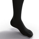 Jobst For Men 20-30 mmHg Knee-High Compression Stockings, Medium, Black, Pair