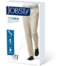 Man wearing Jobst compression stockings for leg fatigue and swelling relief, Moovkart