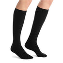 Jobst Opaque Knee-High Closed Toe Compression  in Classic Black,Small, with a compression level of 15-20mmHg, designed for comfort and support, Moovkart.