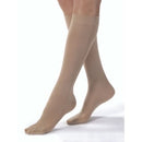 Jobst Opaque Knee High Stockings, Silky Beige, Medium for circulation and leg fatigue relief, Moovkart