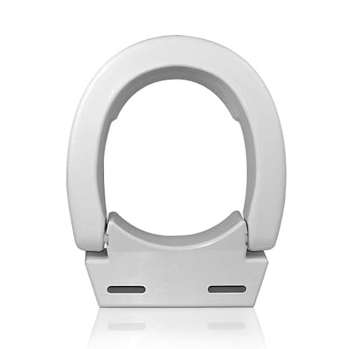 Carex Raised Toilet Seat, Elongated and Hinged