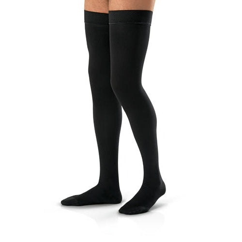 Jobst Opaque Knee-high Compression Stockings, 20-30mmHg, Natural, Medium, Open Toe. Soft, breathable leg support.