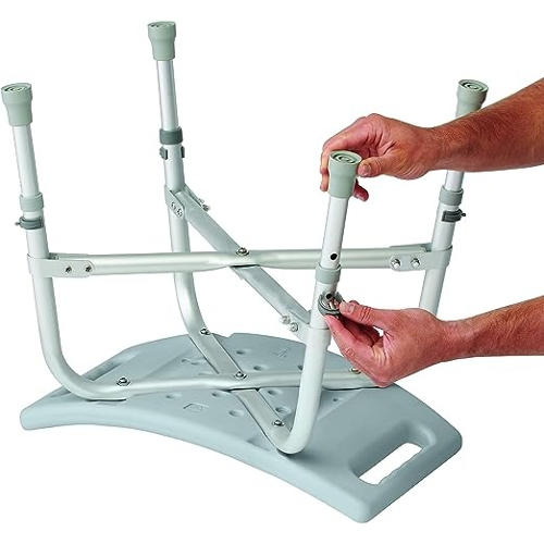 Drive Medical Bariatric Bath Bench, Heavy Duty without Back