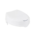 Drive Medical Raised Toilet Seat with Lock and Lid, Standard Seat, 4 Inches