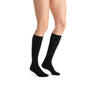 Jobst Opaque Knee-High Compression Stockings, 15-20 mmHg, Black, Medium, Comfortable & Durable Support Hosiery, Moovkart.