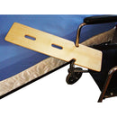 SafetySure Wooden Transfer Board with Double Notches for Wheelchairs, 300 lbs Weight Capacity