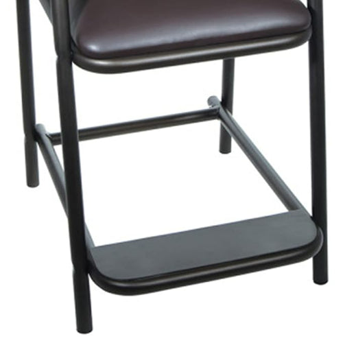 Drive Medical Deluxe Hip Chair with Dark Brown Vein Frame and Padded Cushions