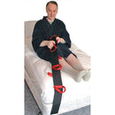 SafetySure Bed Pull-Up 8 Hand Grips, Cotton Webbing, Cushioned Handles, 64 x 4 Inches Wide