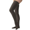 Jobst Ultrasheer Thigh-High Compression Stockings, 8-15 mmHg, Classic Black, lightweight and breathable design for mild compression. Moovkart