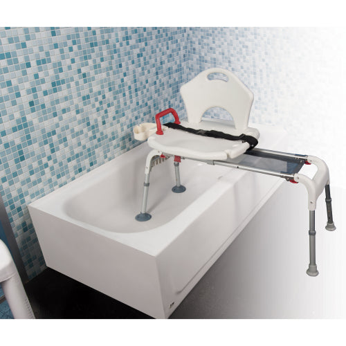 Drive Medical Transfer Bench with Universal Sliding and Folding