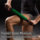TheraBand Standard Ridged Roller Massager for Targeted Muscle Therapy and Recovery Support, Green