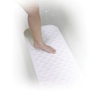 Drive Medical Bathtub Safety Mat, Mold Resistant Rubber, Large 15.75 x 35.5 Inches, White