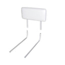 Drive Medical Padded Transfer Bench, Knock-Down Design with Backrest for Bath Safety, Gray