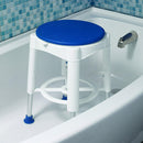 Drive Medical Swivel Seat Shower Stool with Rotating Padded Seat for Bath Safety
