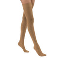 Jobst Ultrasheer Thigh-High Compression Stockings 15-20 mmHg offer effective leg health support and stylish relief for improved circulation and comfort throughout the day, Moovkart.
