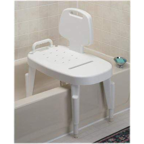 NRS Healthcare Shower Seat Adjustable With Arms and Back