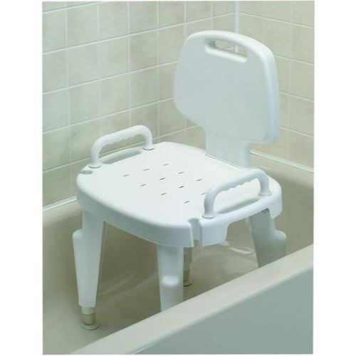 NRS Healthcare Shower Seat Adjustable With Arms and Back