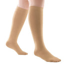 Jobst Ultrasheer Knee-High 15-20 mmHg Compression Stockings, Large, Natural, Pair