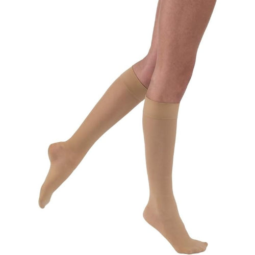 Jobst Ultrasheer 30-40mmHg Knee Hi Large pair, Honey