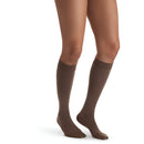 Jobst UltraSheer 15-20 mmHg Knee-High Compression Stockings in Espresso color for venous disease relief, sheer and durable design. Moovkart